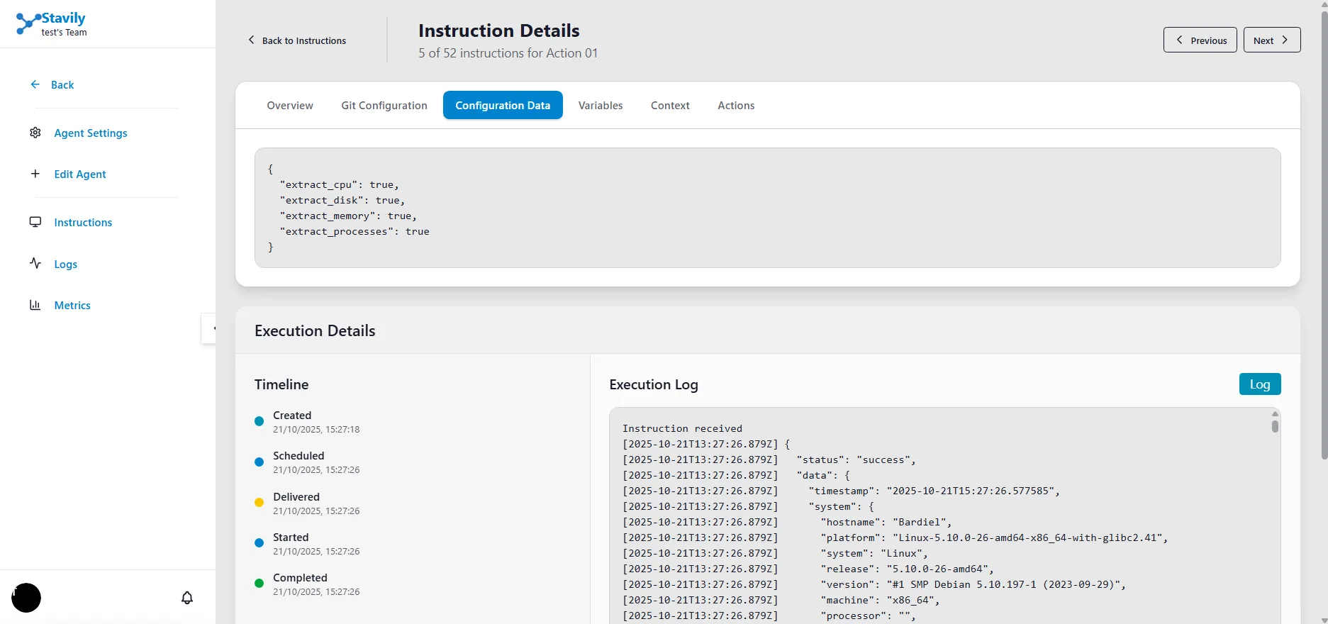 Agents Instructions Details