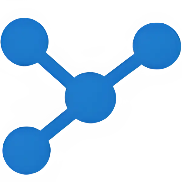 Futuristic automation landscape with interconnected systems and intelligent workflows